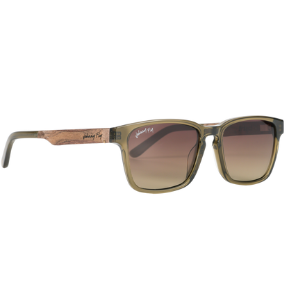 Branch Wooden Polarized Sunglasses by Johnny Fly 