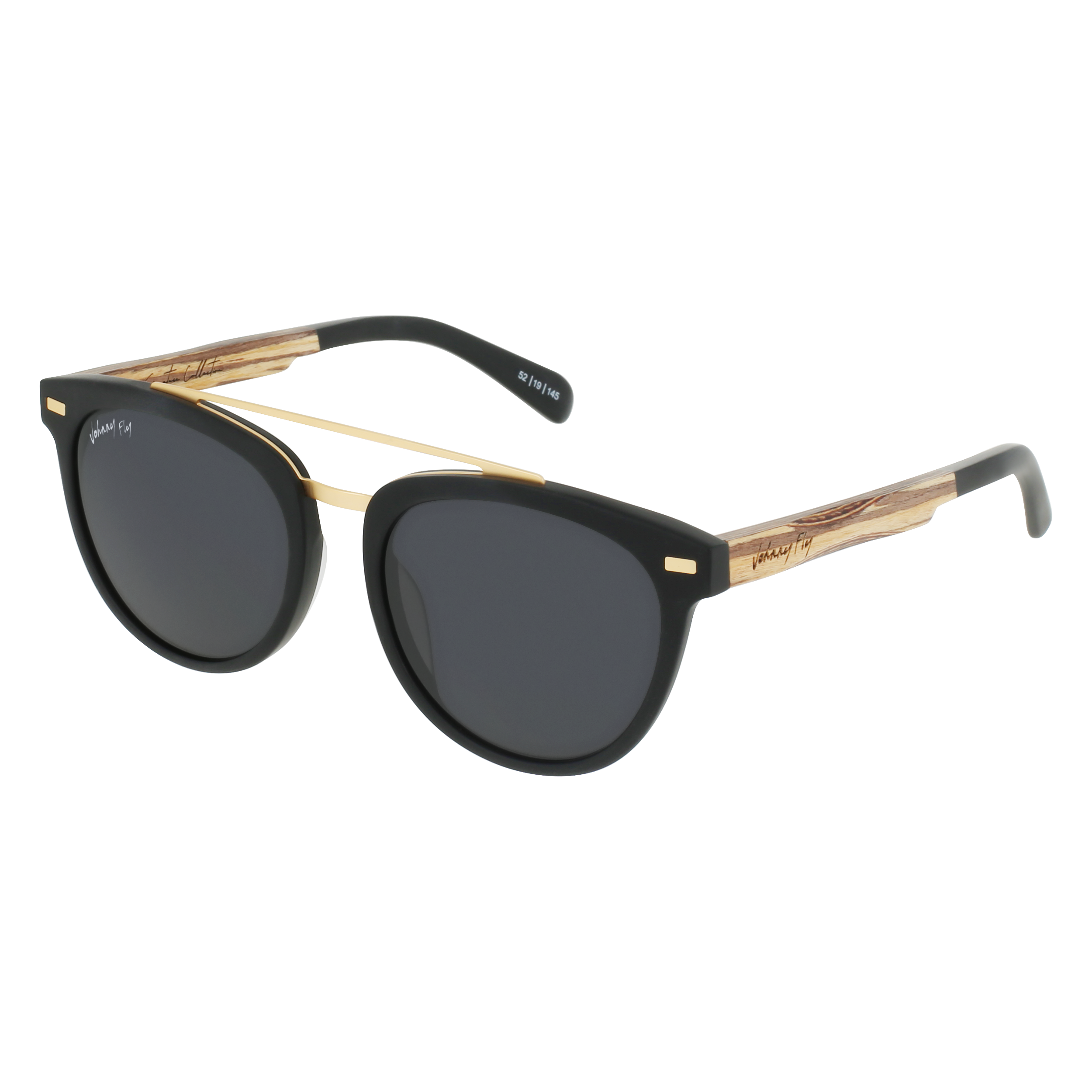 CAPTAIN - Matte Black - Sunglasses - Johnny Fly Eyewear | 