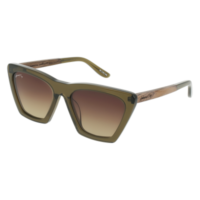 Figure Polarized Sunglasses by Johnny Fly | #color_olive