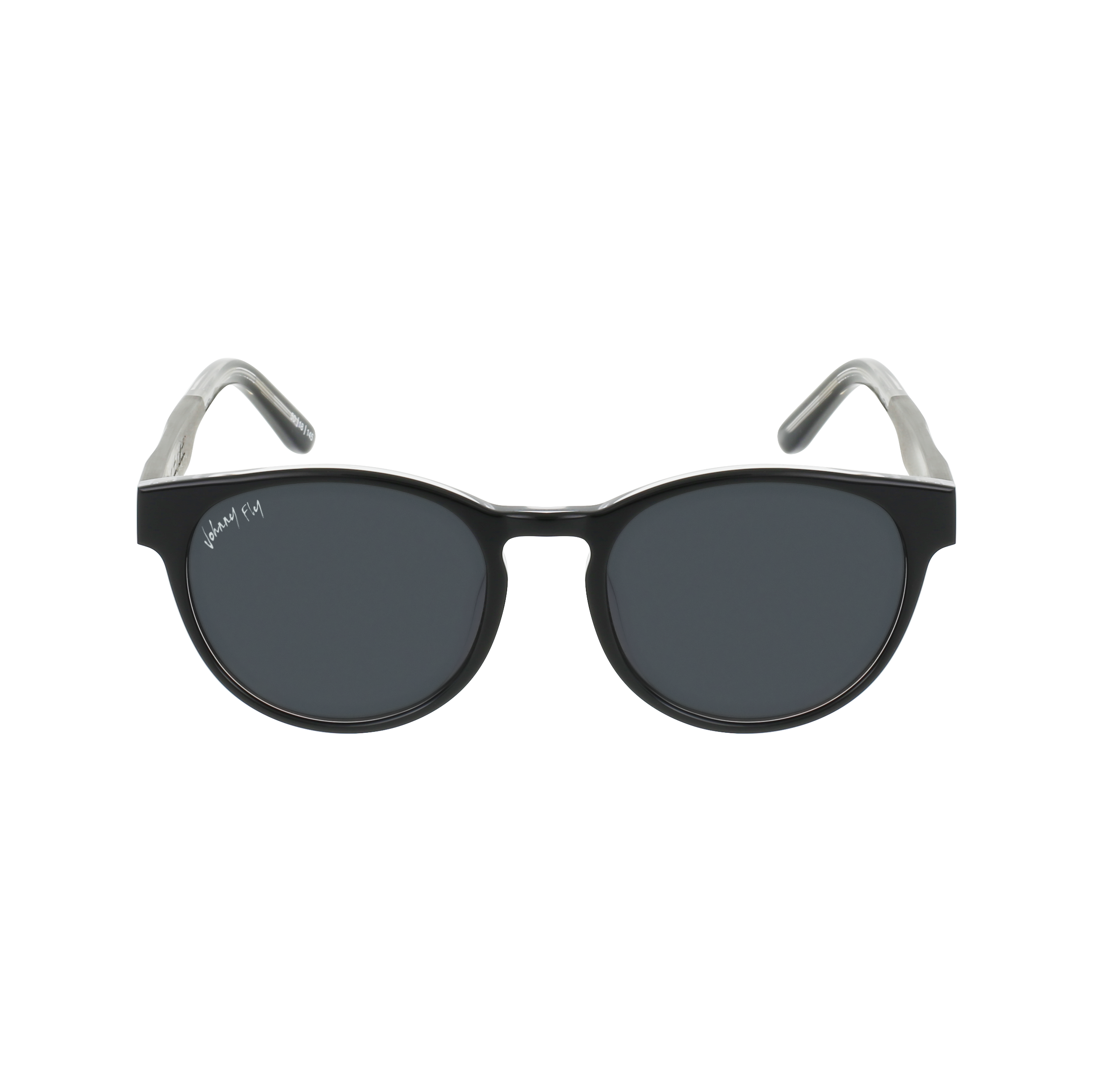 Flight - Johnny Fly - Black Crystal - Smoke Polarized - Sunglasses | #color_black-crystal