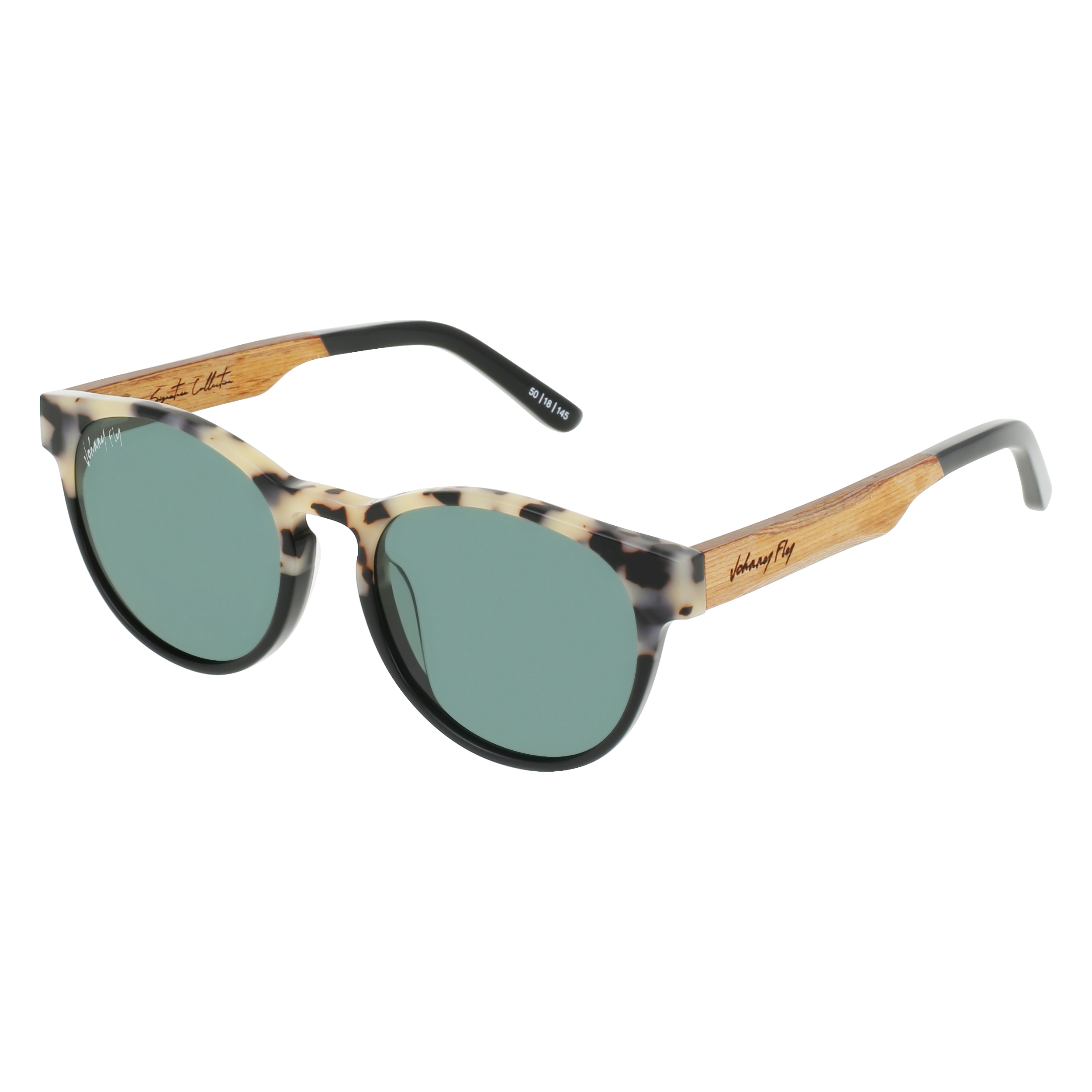 Flight - Johnny Fly - Split White Tortoise - G15 Polarized - Sunglasses | 