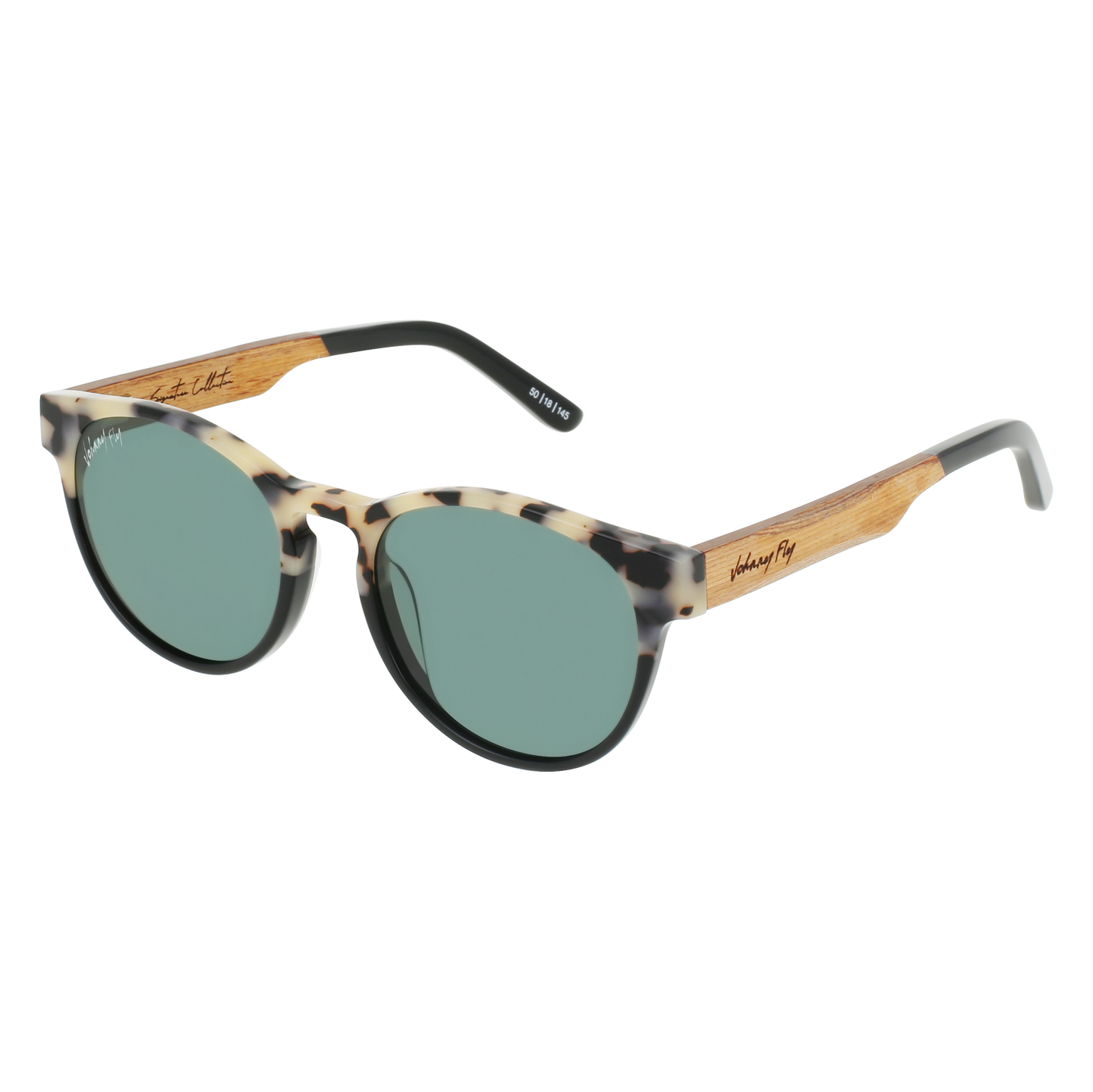 Flight - Johnny Fly - Split White Tortoise - G15 Polarized - Sunglasses | #color_split-white-tortoise