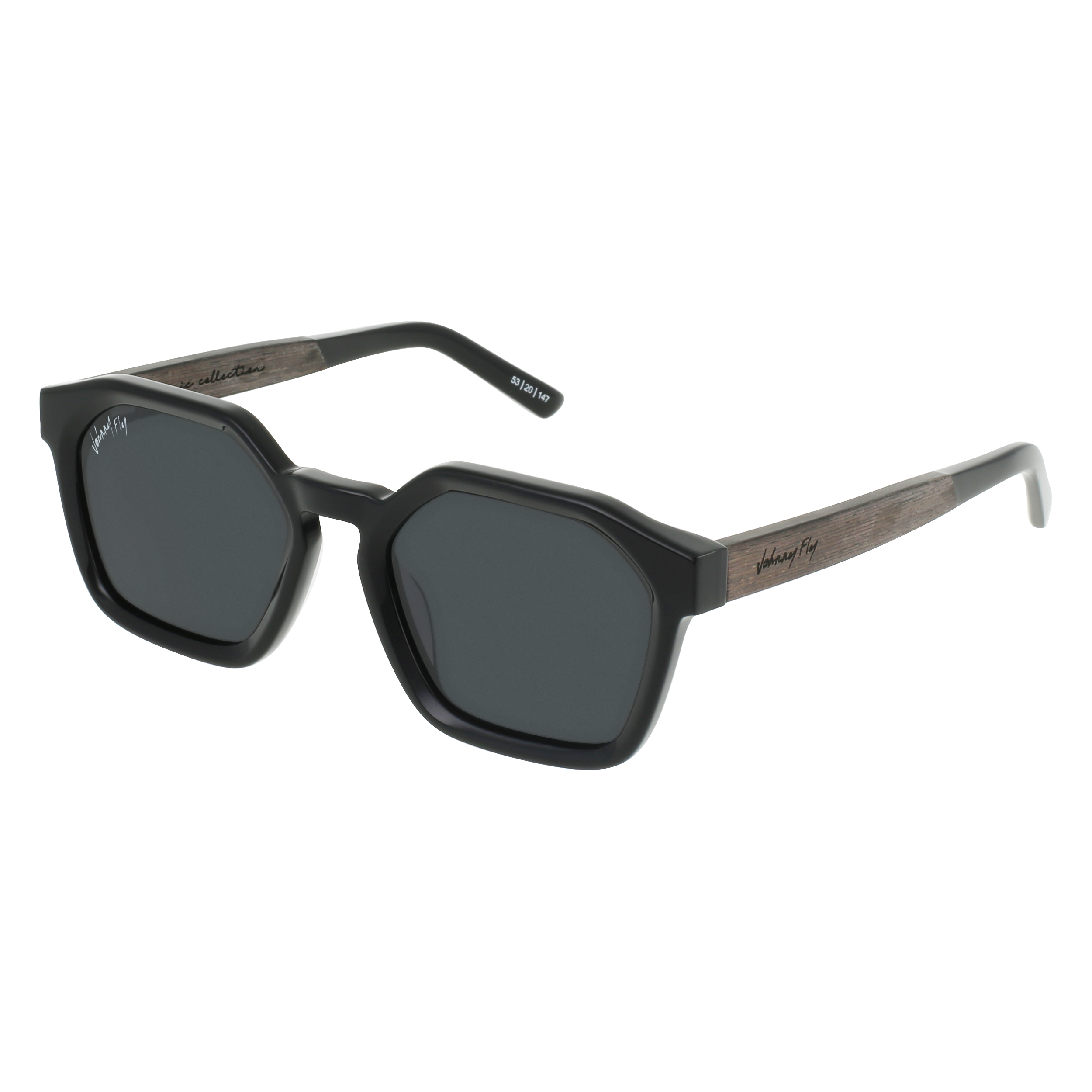 Fortune Sunglasses by Johnny Fly | #color_gloss-black