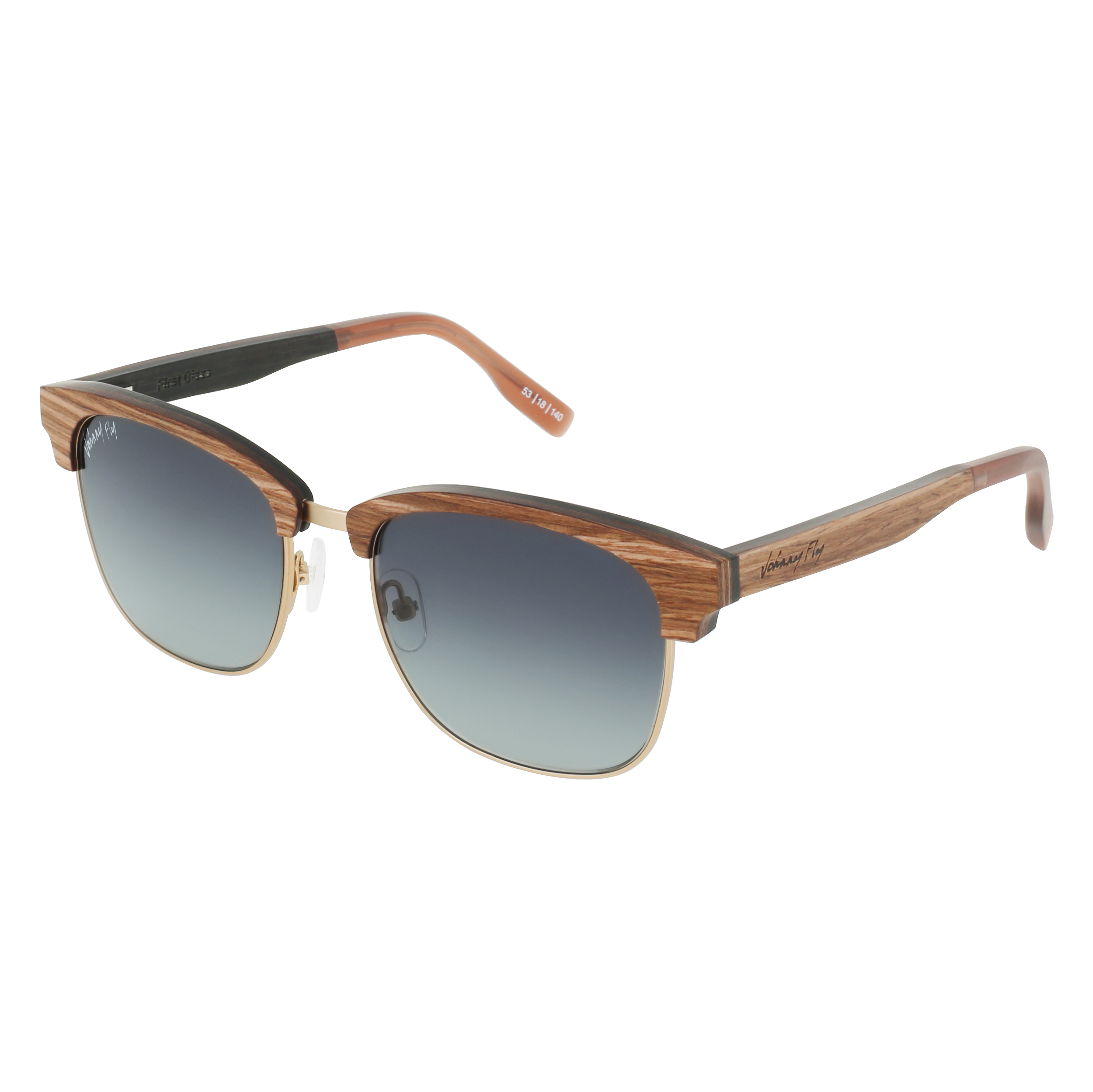 HUGHES - Pewter - Sunglasses - Johnny Fly Eyewear | #color_pewter