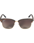 Hughes Polarized Sunglasses - Gold / Wood Club Master Style - Johnny Fly | 