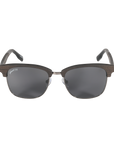 Hughes Polarized Sunglasses - Gunmetal / Wood Club Master Style - Johnny Fly | 