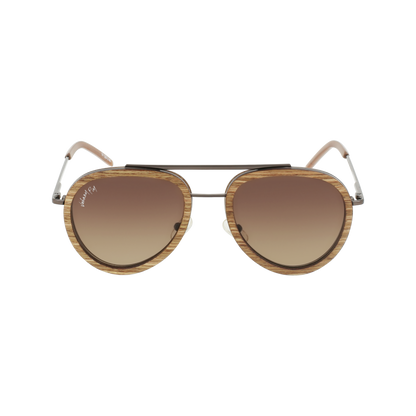 KIRK - Polished Gunmetal - Sunglasses - Johnny Fly Eyewear | 