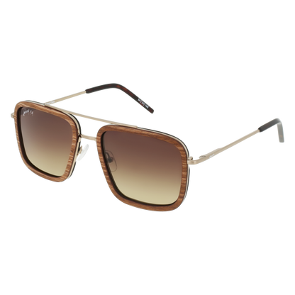 LAFORGE - Brushed Gold - Sunglasses - Johnny Fly Eyewear | 