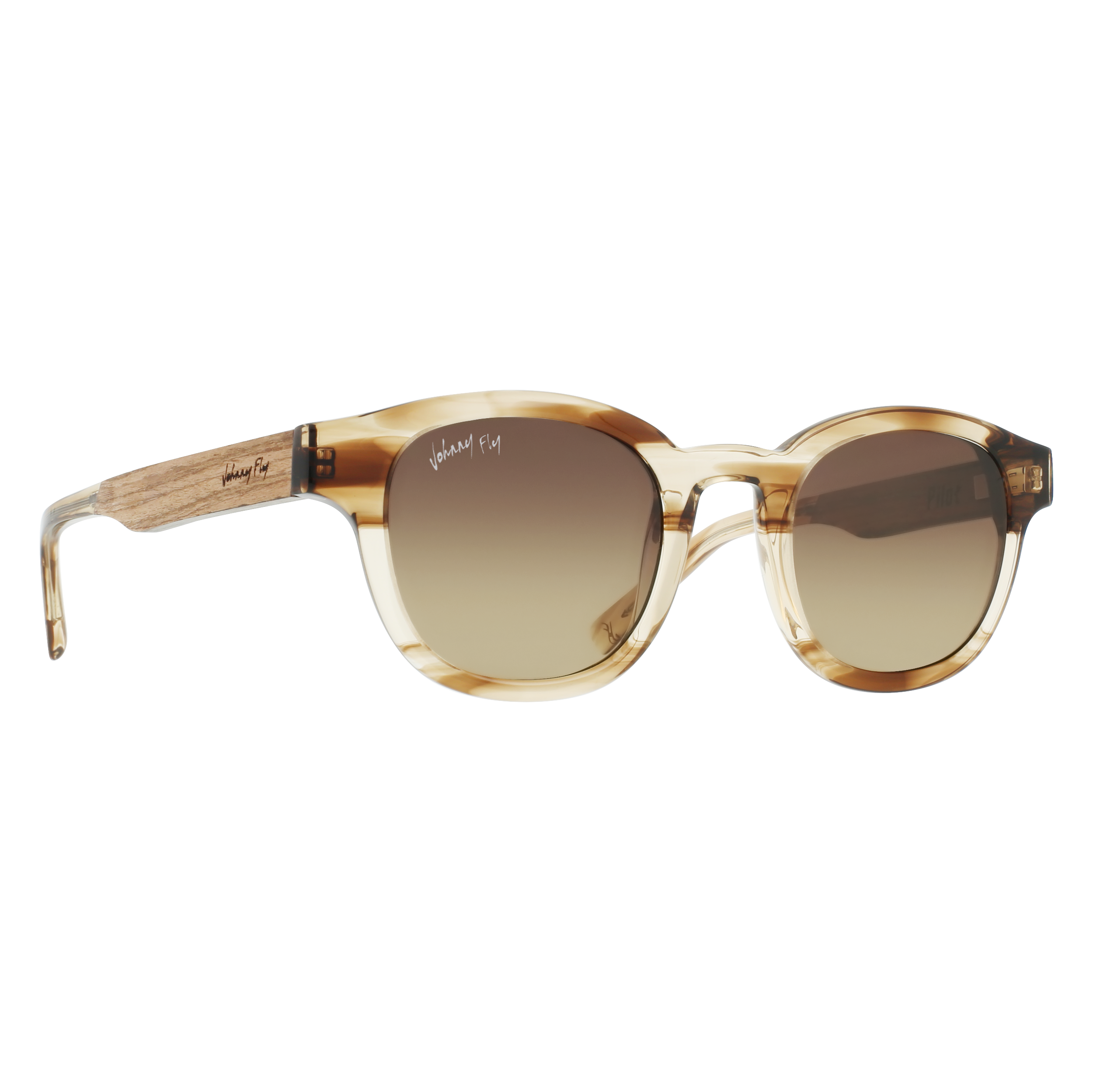 PILOT - Almond - Sunglasses - Johnny Fly Eyewear | #color_almond