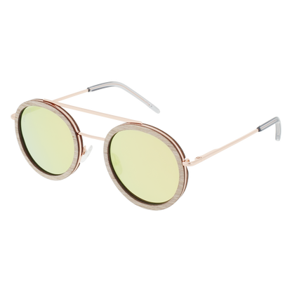 Johnny Fly Riker Rose Gold | Grey / Rose Gold Reflect Polarized Sunglasses | 