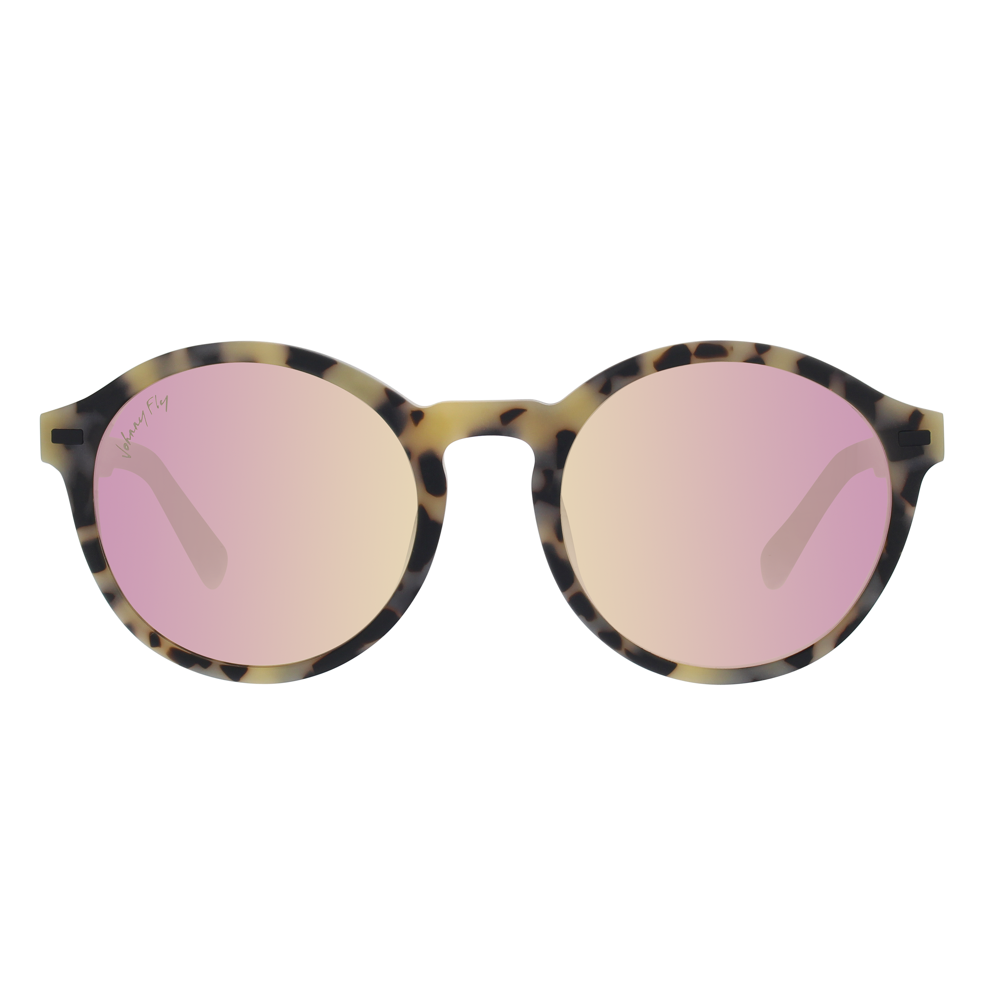 UFO Polarized Sunglasses in Matte White Tortoise by Johnny Fly | 