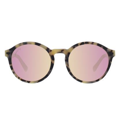 UFO Polarized Sunglasses in Matte White Tortoise by Johnny Fly | 