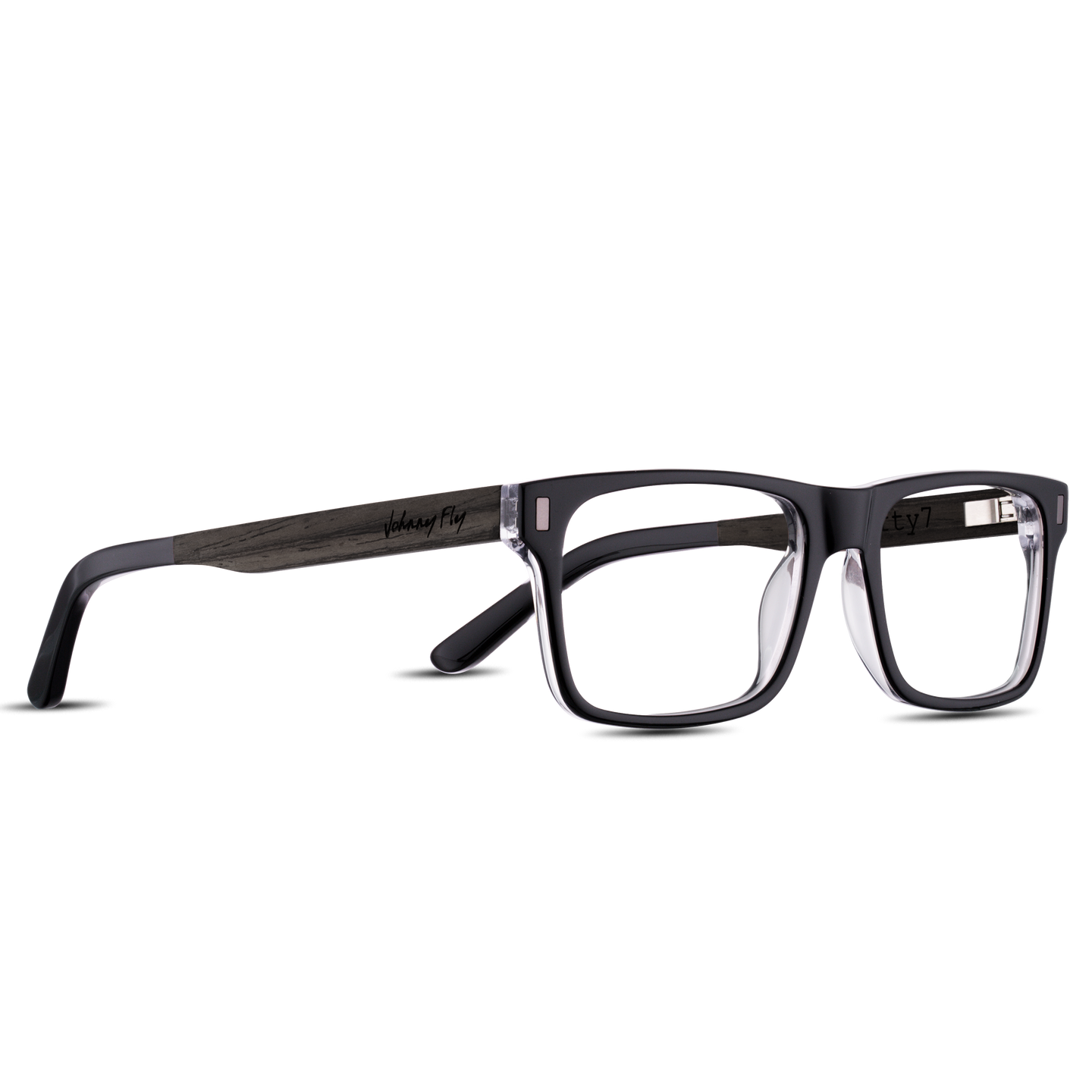7FIFTY7 - Black Crystal - Eyeglasses Frame - Johnny Fly Eyewear | #color_black-crystal