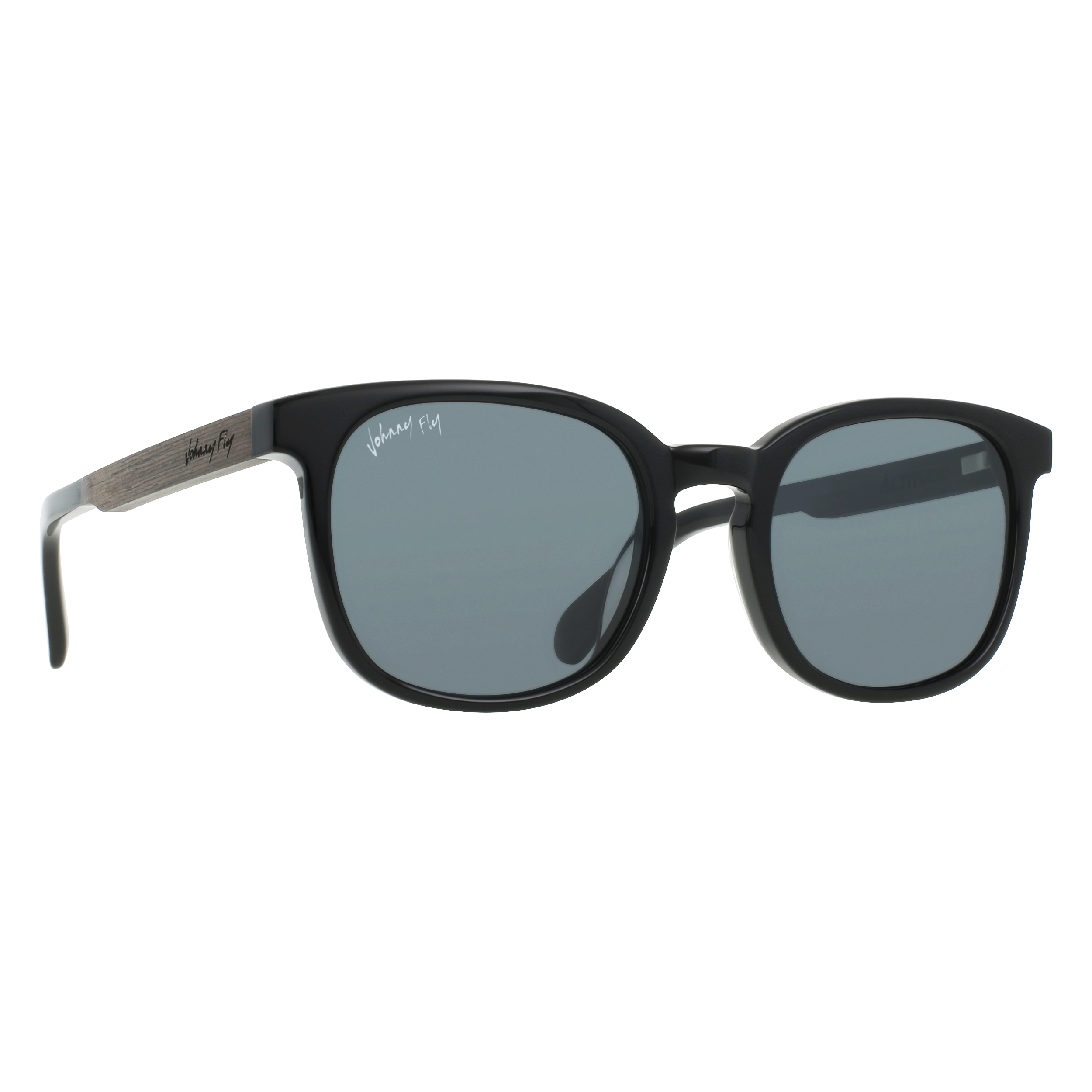 ALTITUDE Sunglasses Frame - Gloss Black- Johnny Fly | ALT-GBL-POL-SMK-EBN | | 
