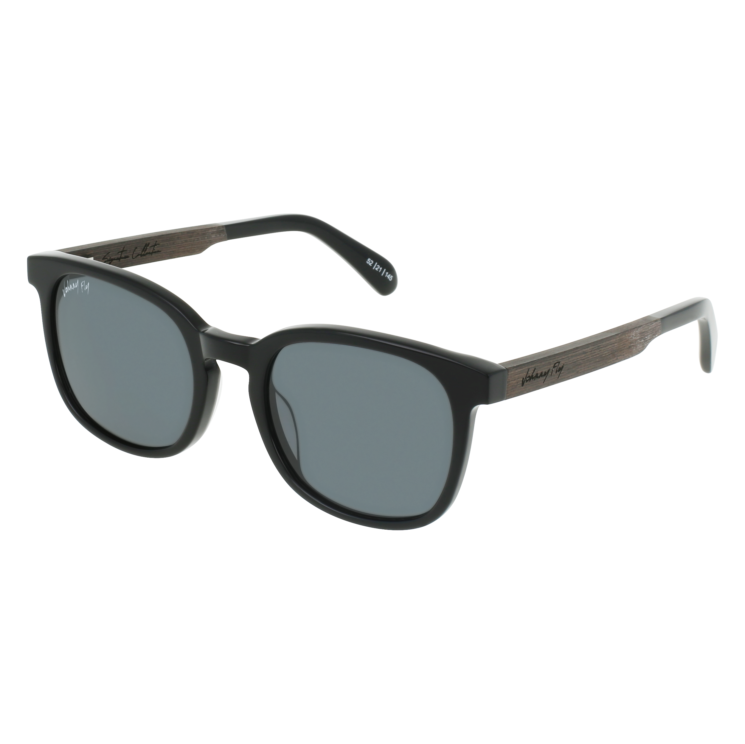 ALTITUDE Sunglasses Frame - Gloss Black- Johnny Fly | ALT-GBL-POL-SMK-EBN | | #color_gloss-black