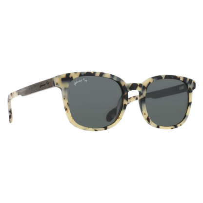 ALTITUDE Sunglasses Frame - Matte White Tortoise- Johnny Fly | ALT-MWHTRT-POL-SMK | | 