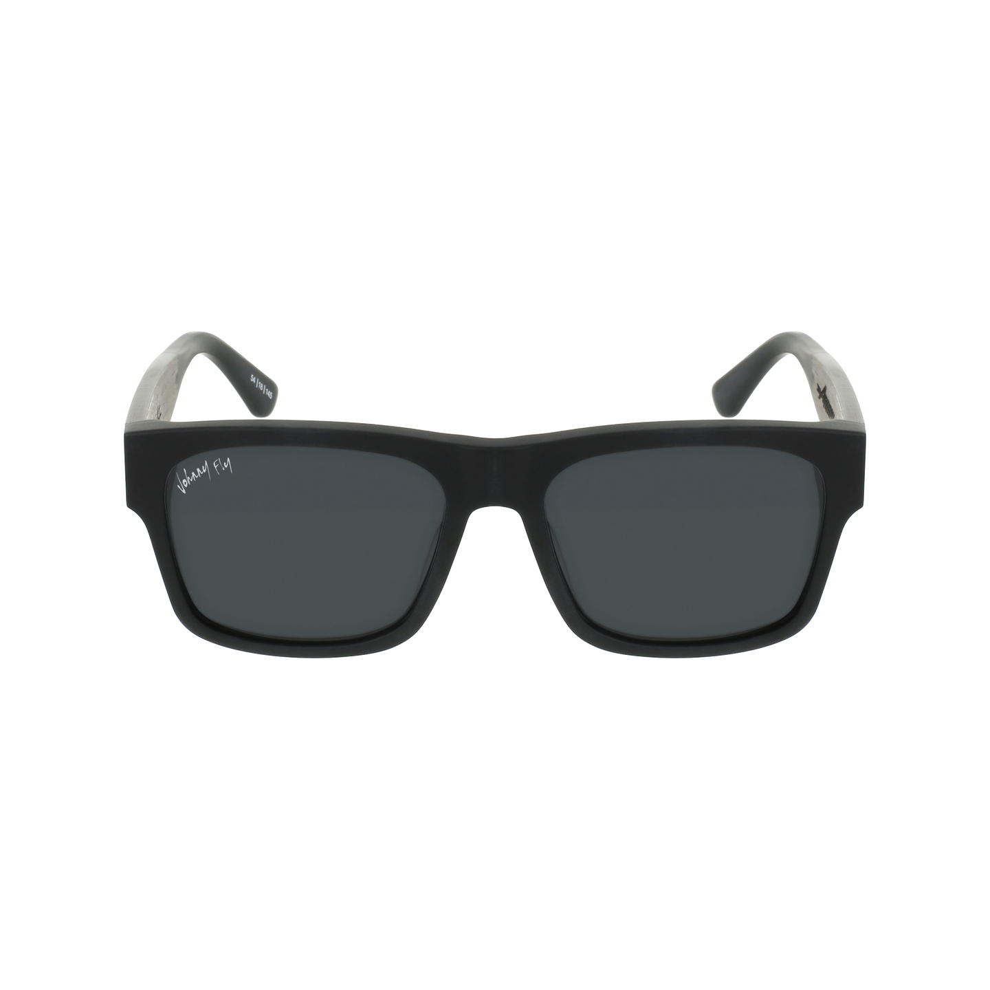 ARROW Sunglasses Frame - Matte Black- Johnny Fly | ARR-MBL-POL-SMK-EBN | | #color_matte-black