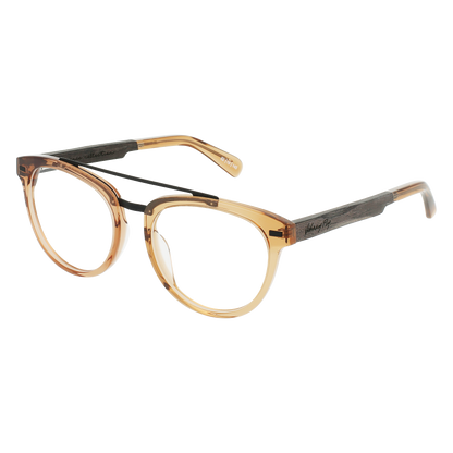 CAPTAIN Eyeglasses Frame - Anejo- Johnny Fly | CAP-ANJ-RX-BEBN | | #color_anejo