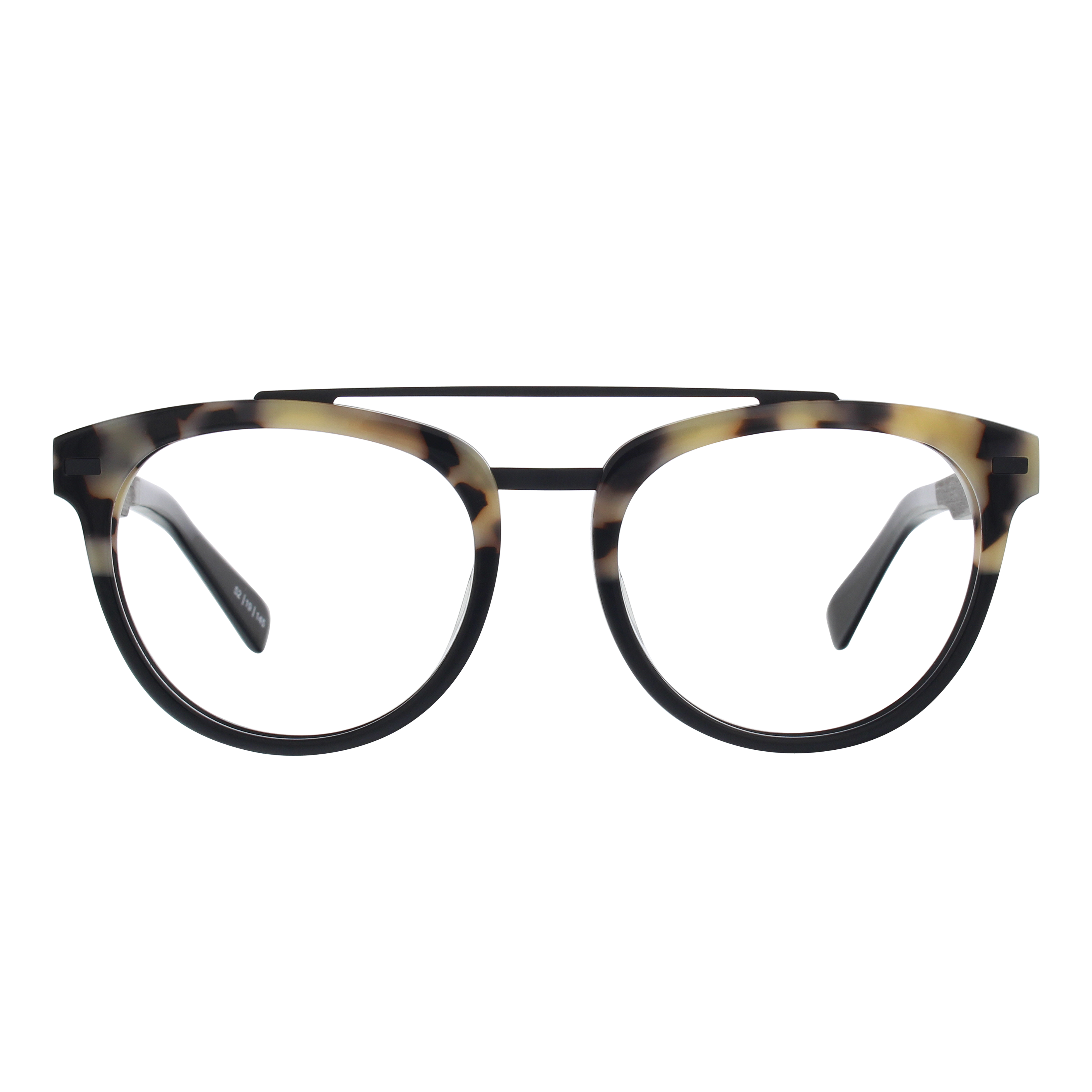 CAPTAIN Frame - Split White Tortoise - Eyeglasses Frame - Johnny Fly Eyewear | 