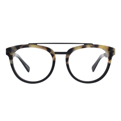 CAPTAIN Frame - Split White Tortoise - Eyeglasses Frame - Johnny Fly Eyewear | 