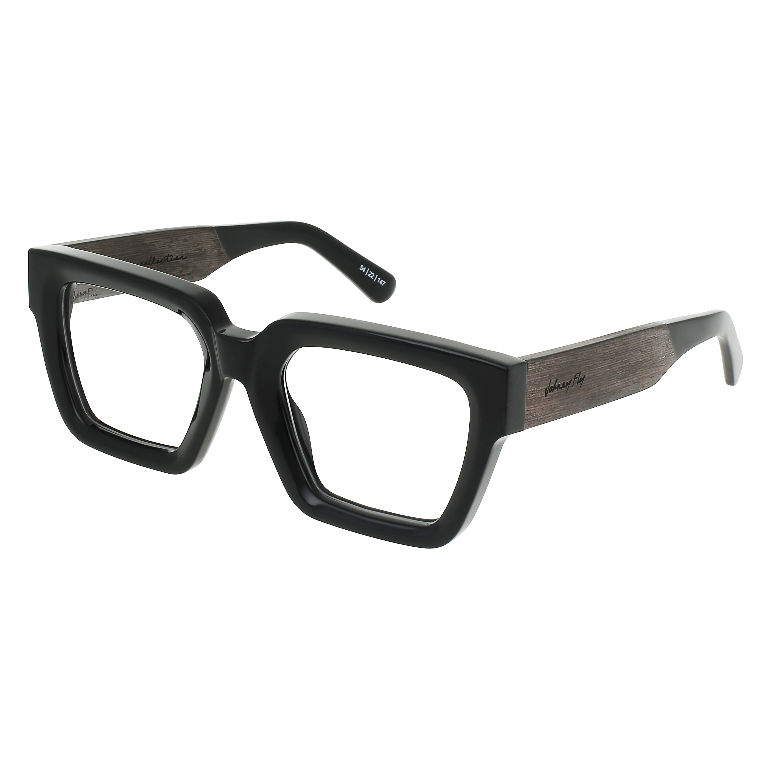 FAME Eyeglasses Frame - Gloss Black- Johnny Fly | FAM-GBL-FRAME | | 