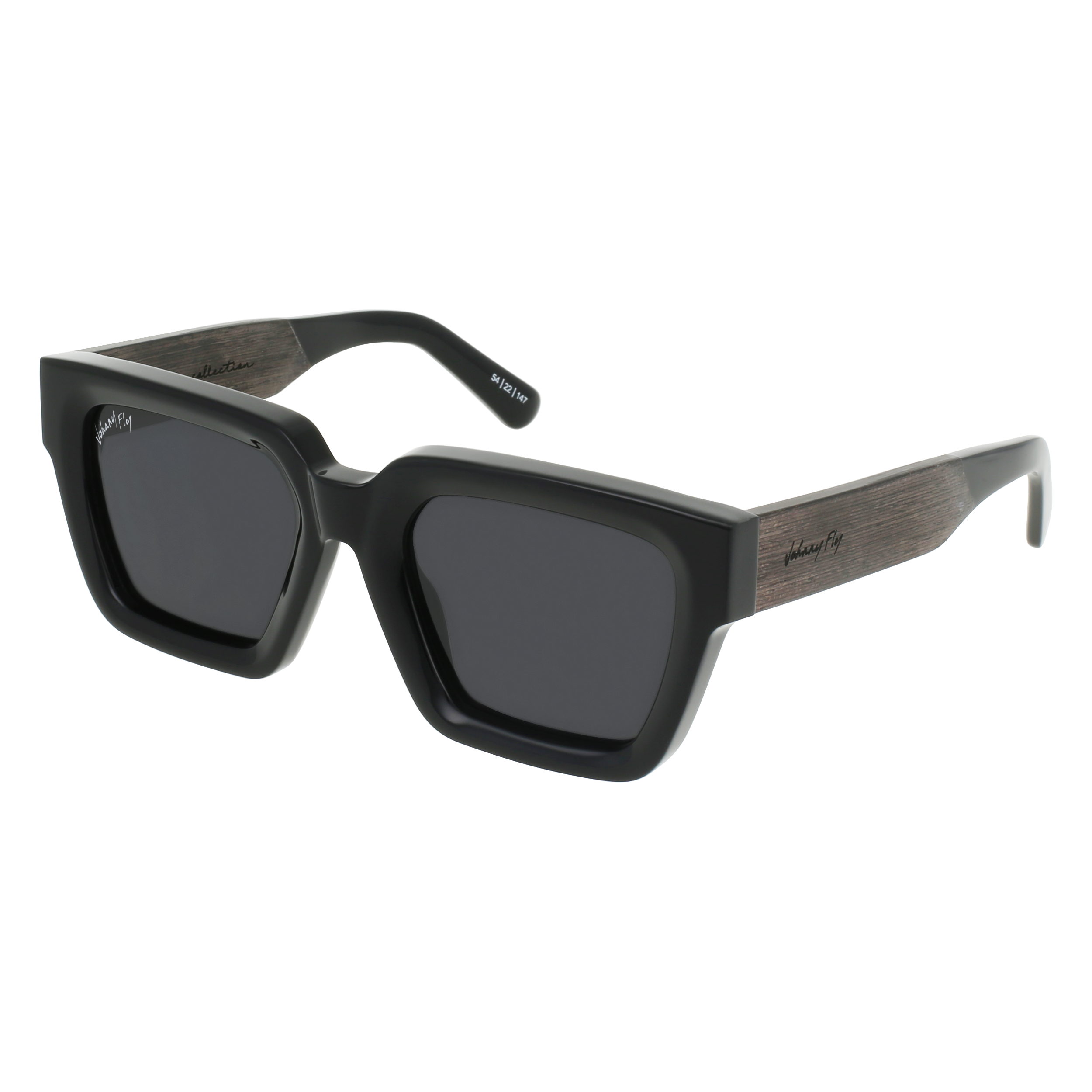 FAME Sunglasses Frame - Gloss Black- Johnny Fly | FAM-GBL-POL-SMK | | 