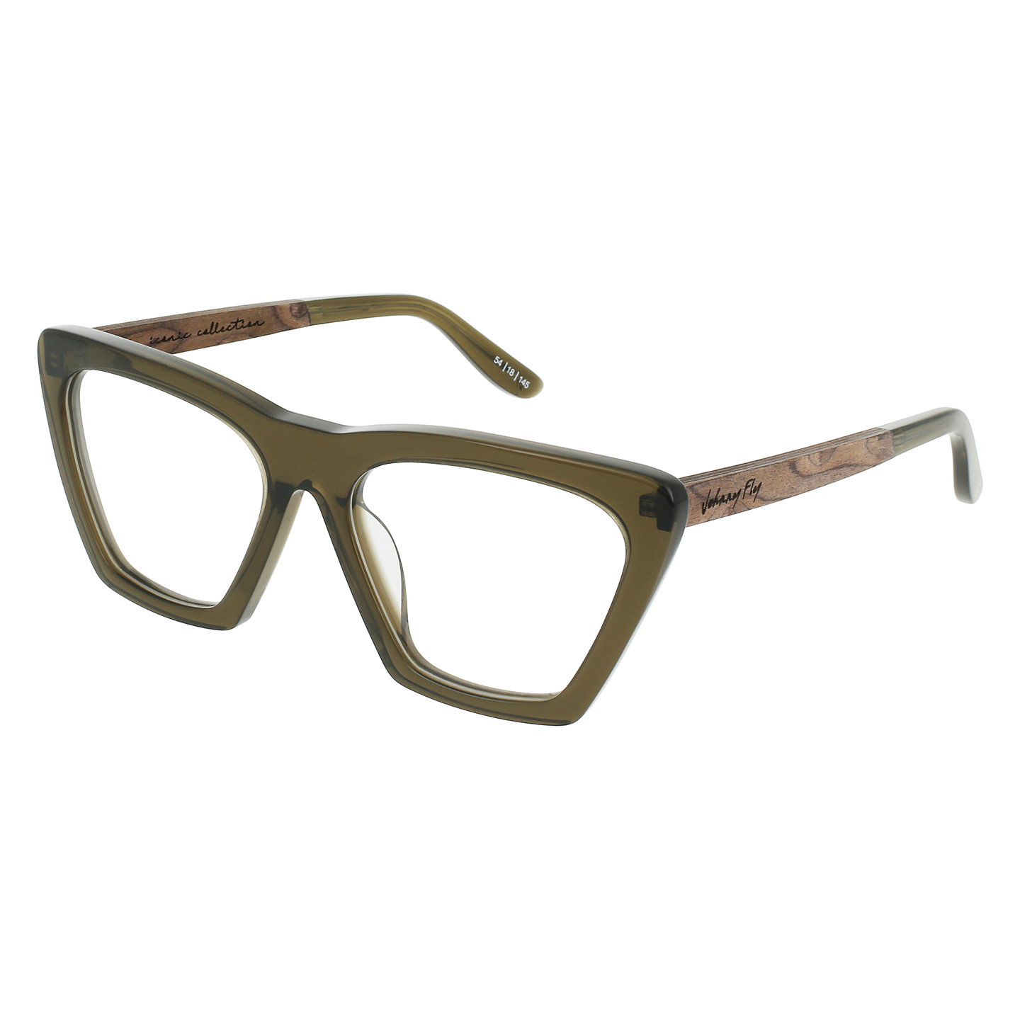FIGURE Eyeglasses Frame - Olive- Johnny Fly | FIG-OLIV-RX-WAL | | #color_olive