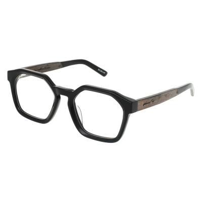 FORTUNE Eyeglasses Frame - Gloss Black- Johnny Fly | FOR-GBL-FRAME | | #color_gloss-black