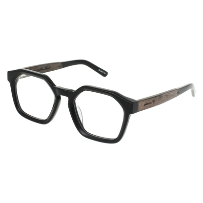 FORTUNE Eyeglasses Frame - Gloss Black- Johnny Fly | FOR-GBL-FRAME | | 