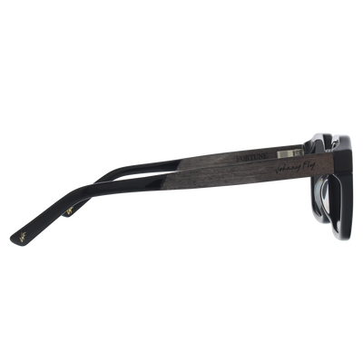 Fortune Eyeglasses by Johnny Fly | #color_gloss-black