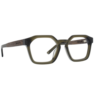 Fortune Eyeglasses by Johnny Fly | #color_liquid-olive