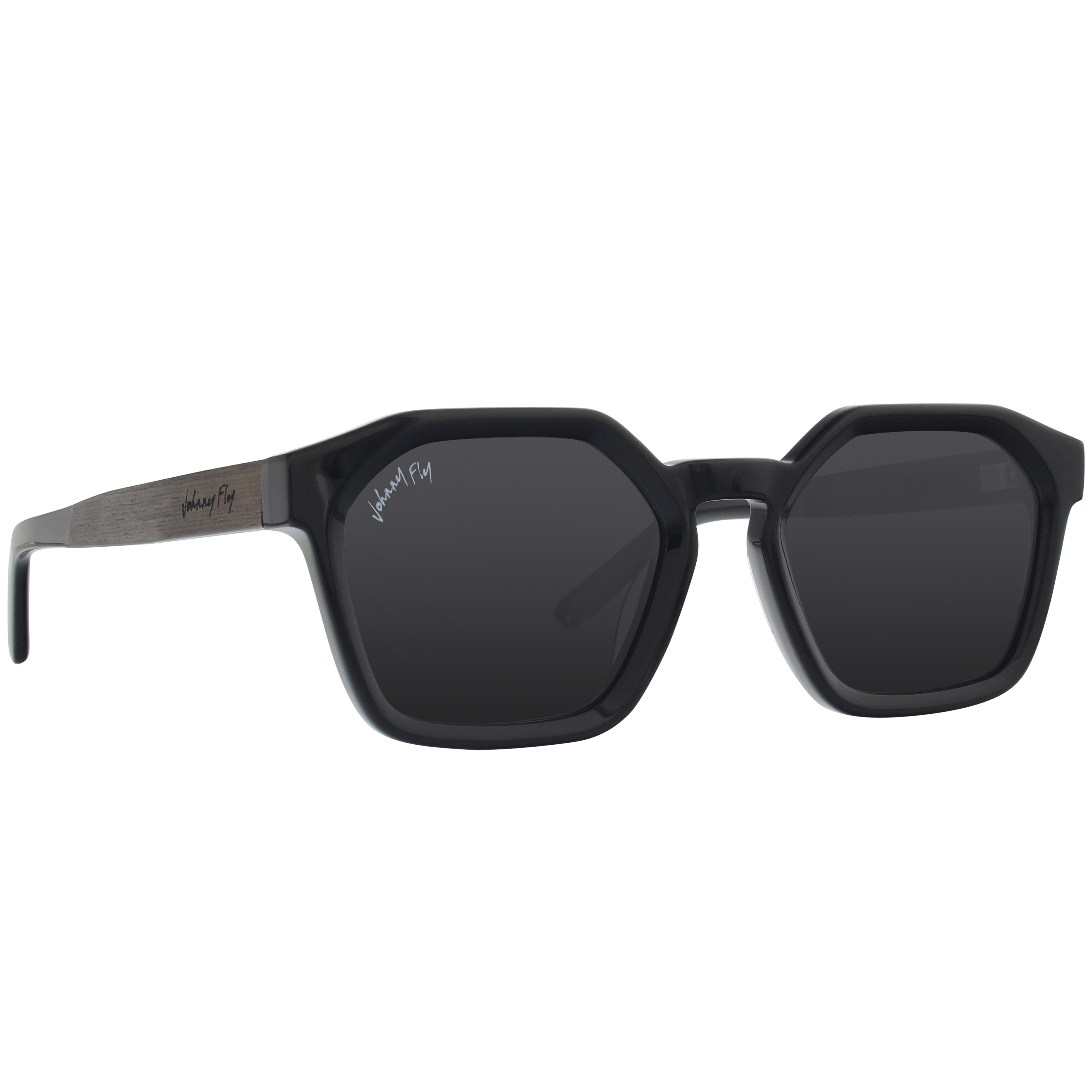Fortune Sunglasses by Johnny Fly | #color_gloss-black