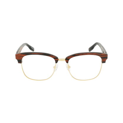 HUGHES Eyeglasses Frame - Gold - Johnny Fly | HUG-GLD-RX-EBN | | 