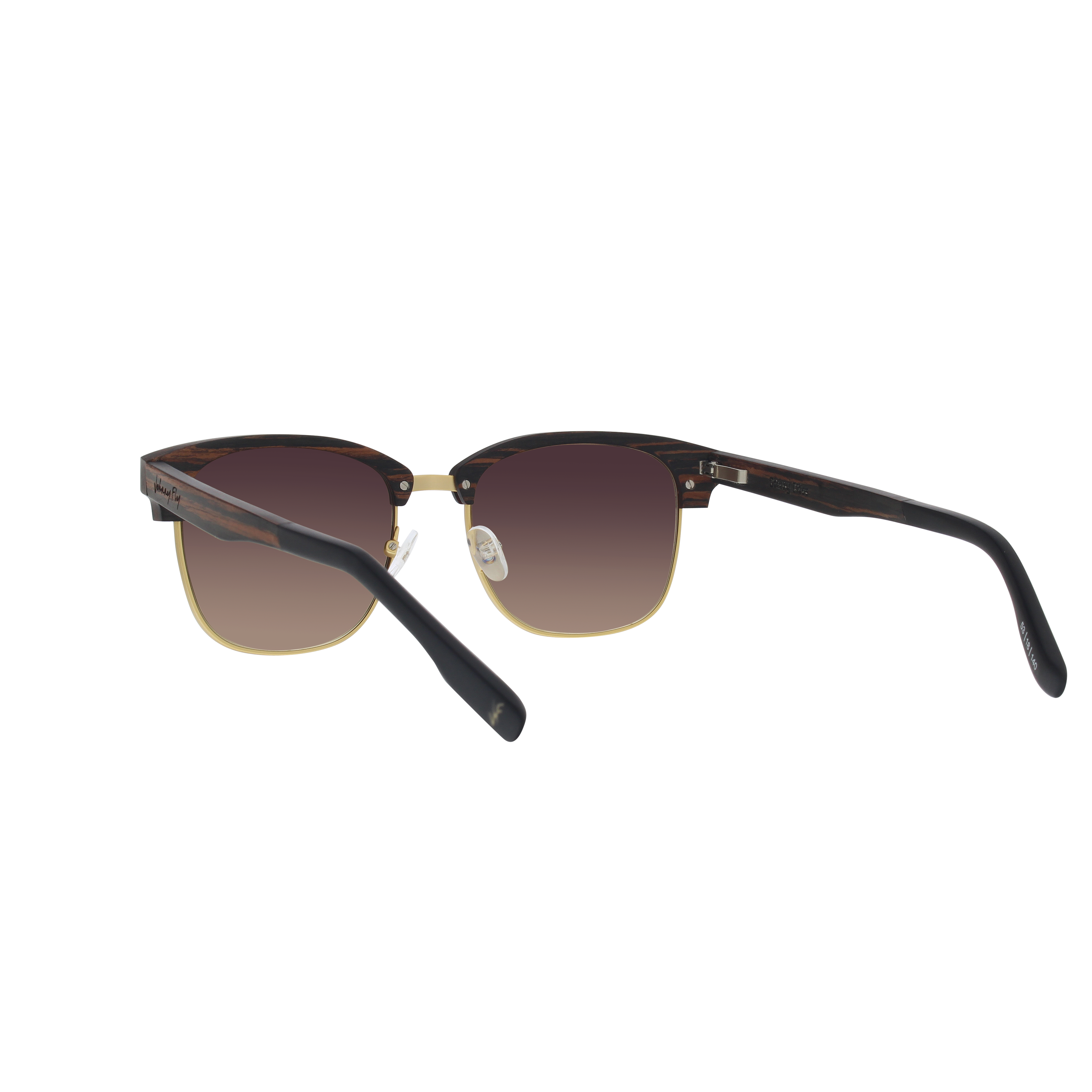 Hughes Gold Polarized Sunglasses By Johnny Fly | #color_gold