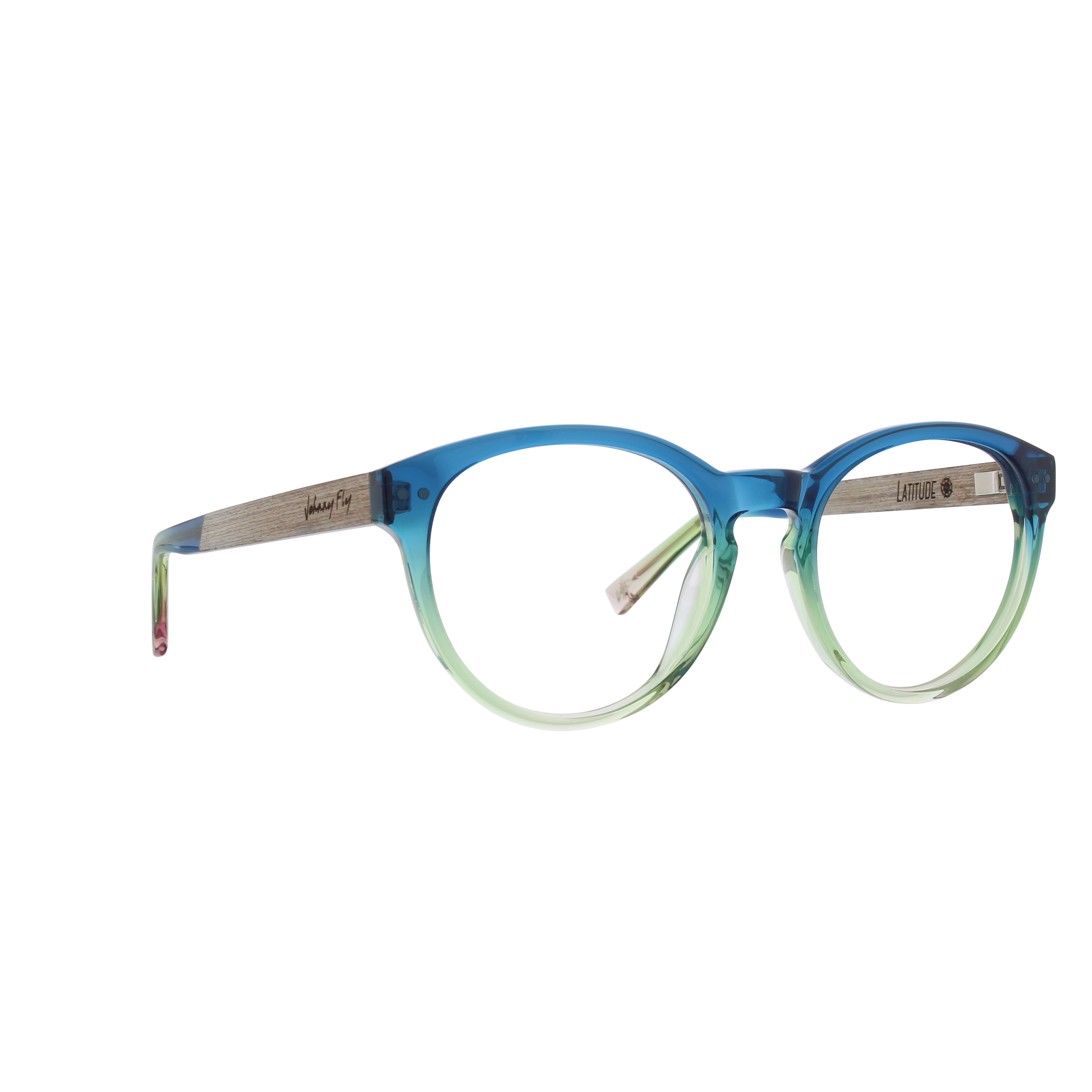 Latitude Bluelight Eyeglasses by Johnny Fly #color_tide