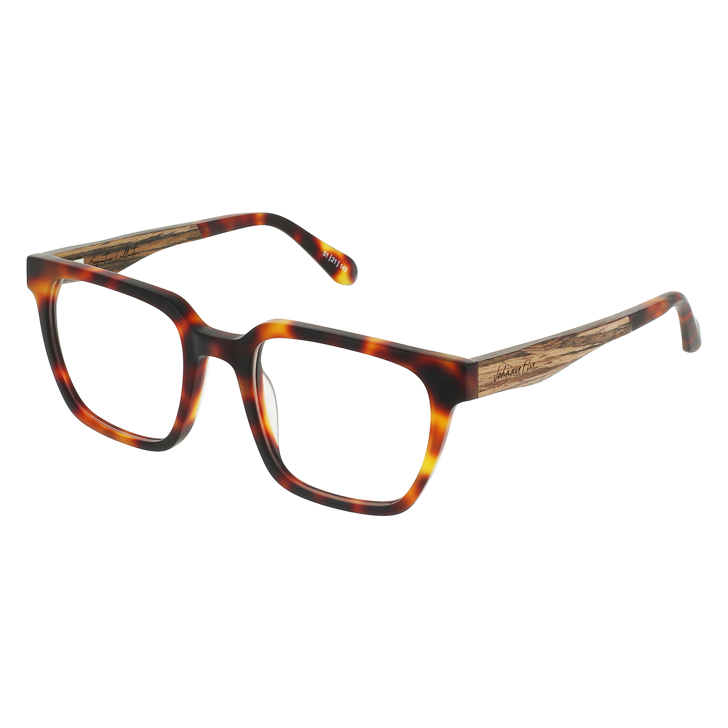 LONGITUDE Eyeglasses Frame - Matte Classic Tortoise- Johnny Fly | LNG-MTRT-FRAME-CL8036 | | #color_matte-classic-tortoise