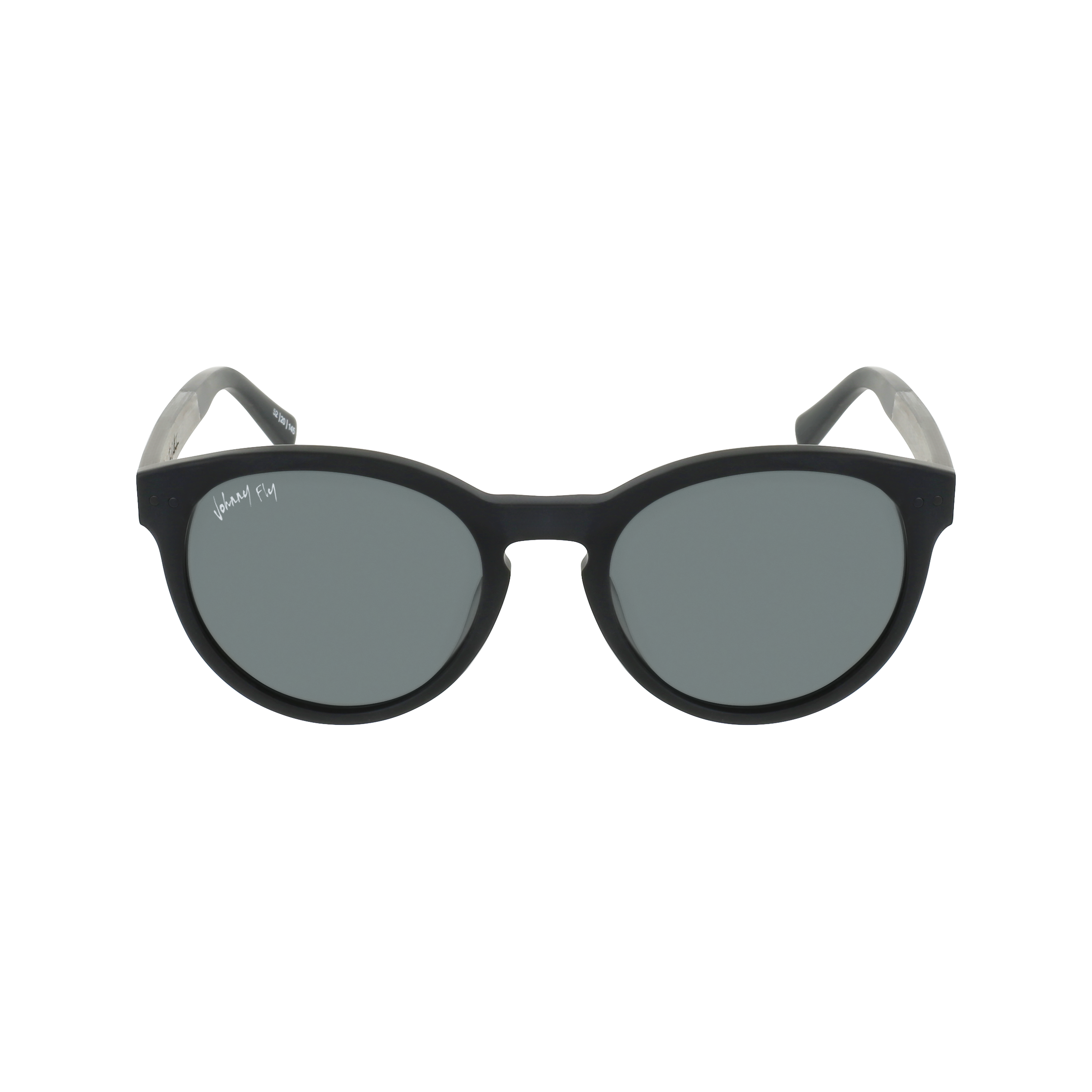 LATITUDE Sunglasses Frame - Matte Black- Johnny Fly | LTS-MBL-POL-SMK-ZEB | | #color_matte-black