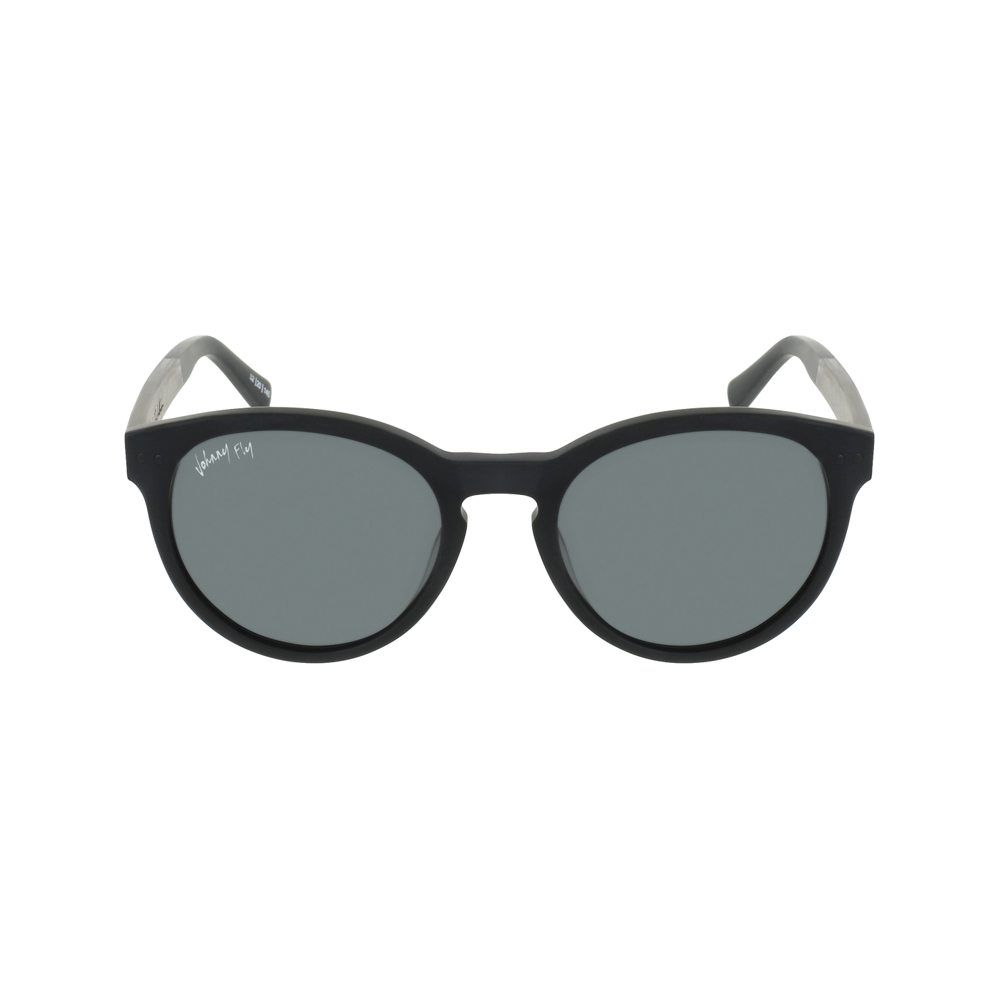 LATITUDE Sunglasses Frame - Matte Black- Johnny Fly | LTS-MBL-POL-SMK-ZEB | | #color_matte-black