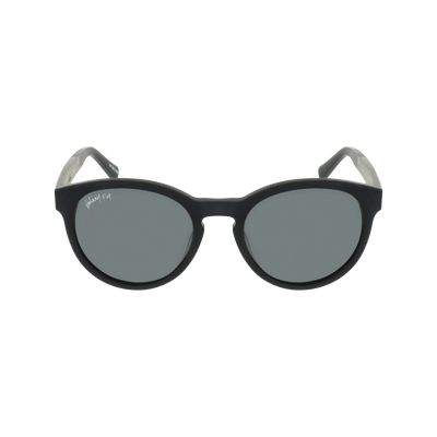 LATITUDE Sunglasses Frame - Matte Black- Johnny Fly | LTS-MBL-POL-SMK-ZEB | | #color_matte-black