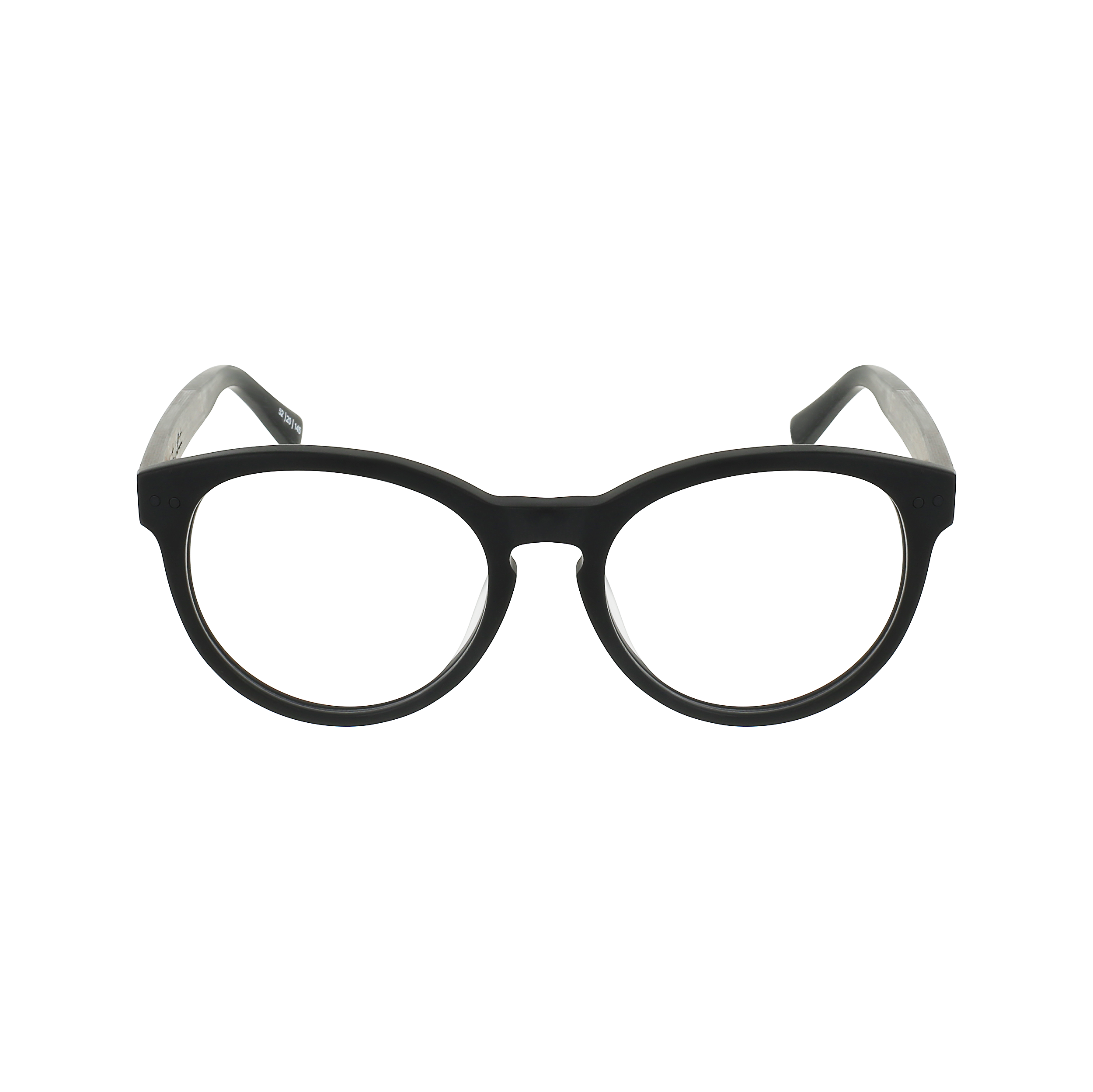 LATITUDE Eyeglasses Frame - Matte Black- Johnny Fly | LTS-MBL-RX-CLR-ZEB | | 