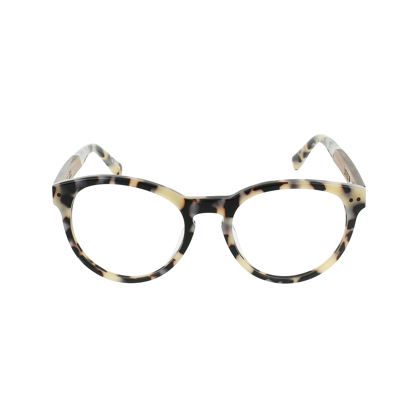 LATITUDE Eyeglasses Frame - White Tortoise- Johnny Fly | LTS-WHT-RX-CLR-WAL | | #color_white-tortoise