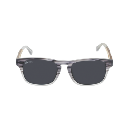 SPLINTER Sunglasses Frame - Matte Marble Grey- Johnny Fly | SPL-MBG-POL-SMK-ZEB | | #color_matte-marble-grey