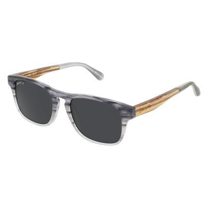 SPLINTER Sunglasses Frame - Matte Marble Grey- Johnny Fly | SPL-MBG-POL-SMK-ZEB | | #color_matte-marble-grey