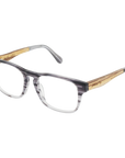 SPLINTER Eyeglasses Frame - Matte Marble Grey- Johnny Fly | SPL-MBG-RX-CLR-ZEB | | 