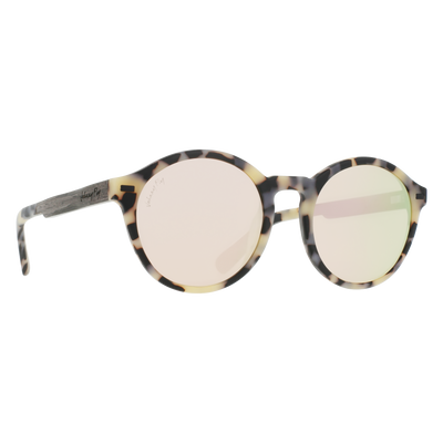 UFO Sunglasses Frame - Matte White Tortoise- Johnny Fly | UFO-MWHTRT-POL-RSGLD | | #color_matte-white-tortoise