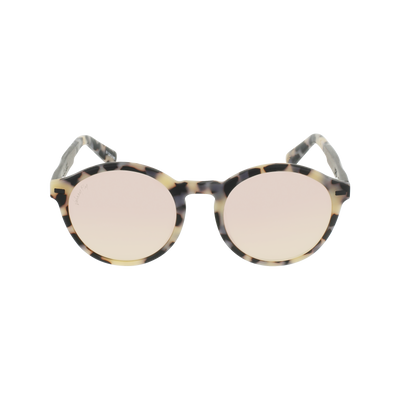 UFO Sunglasses Frame - Matte White Tortoise- Johnny Fly | UFO-MWHTRT-POL-RSGLD | | #color_matte-white-tortoise