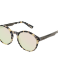 UFO Sunglasses Frame - Matte White Tortoise- Johnny Fly | UFO-MWHTRT-POL-RSGLD | | 