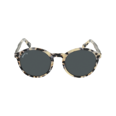 UFO Sunglasses Frame - Matte White Tortoise- Johnny Fly | UFO-MWHTRT-POL-SMK | | #color_matte-white-tortoise