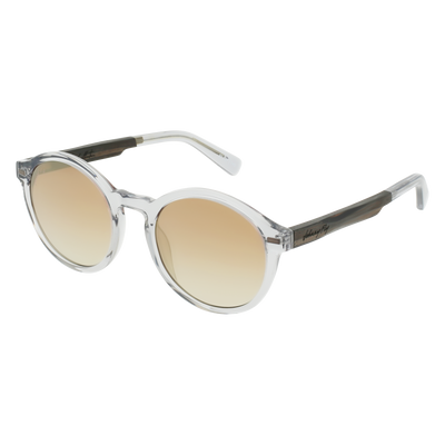 UFO Sunglasses Frame - Tinted Crystal- Johnny Fly | UFO-TCRY-REF-GLDGR | | #color_tinted-crystal
