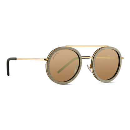 RIKER - Gold - Sunglasses - Johnny Fly Eyewear | 